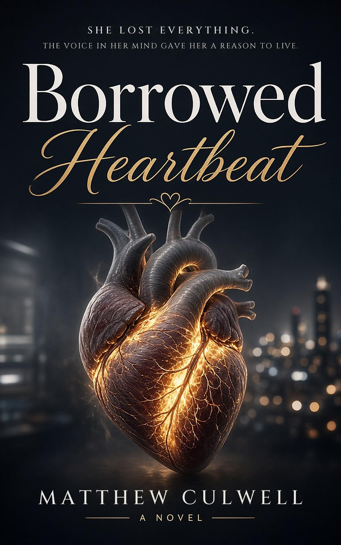 Borrowed Heartbeat: She Lost Everything. The Voice in Her Mind Gave Her a Reason to Live. by Matthew Culwell, book cover